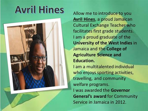 Miss Avril Hines Miss Avril Hines